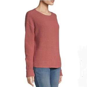 a.n.a Womens Boat Neck Long Sleeve Pullover Sweate